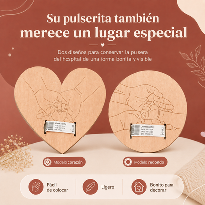 Marco para Ecografía y Pulsera de Nacimiento
