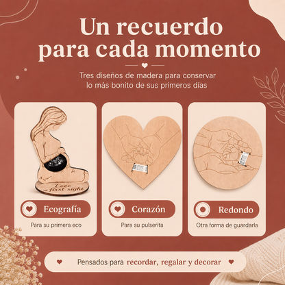 Marco para Ecografía y Pulsera de Nacimiento
