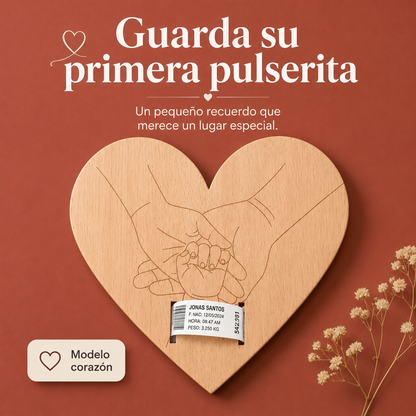 Marco para Ecografía y Pulsera de Nacimiento